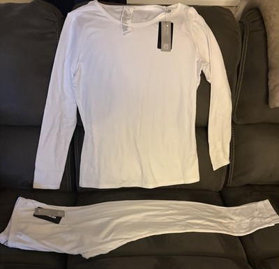 Lot Of 3 SETS TSLA WHS200 womens Sports Gear Under Garments Tops & Bottoms MED