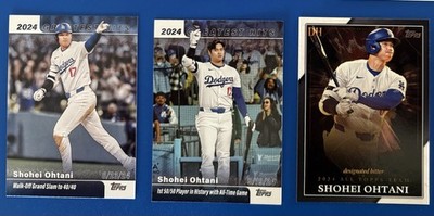 Shohei Ohtani 2025 Topps 2024 Greatest Hits GH-25 “1st 50/50 Player” - + 2 BONUS