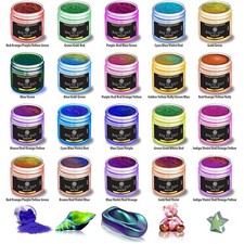 Chameleon Mica Powder Set - Color Shift Epoxy Resin Pigment