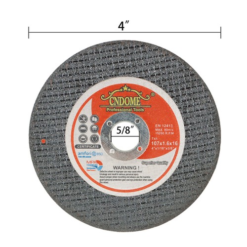 25Pcs 4" × 1/16"× 5/8" Thin Cut Off Wheels Die Grinder Metal Cutting Dics Wheel - Picture 9 of 11