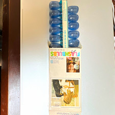 Sylvania M3B Blue Dot Flashbulbs 12-Pack Blue 25W 3V Bayonet Cap