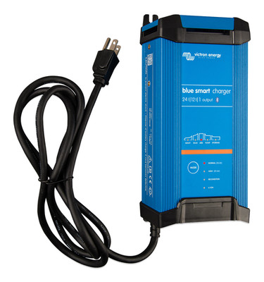 Victron BPC241647102 Blue Smart IP22 Battery Charger 24 Volt 16A 1 Outlet 120V
