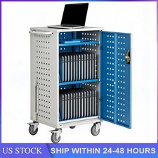 Charging Cart Mobile Locking Storage 16/20/32 Devices for Laptop  Tablet
