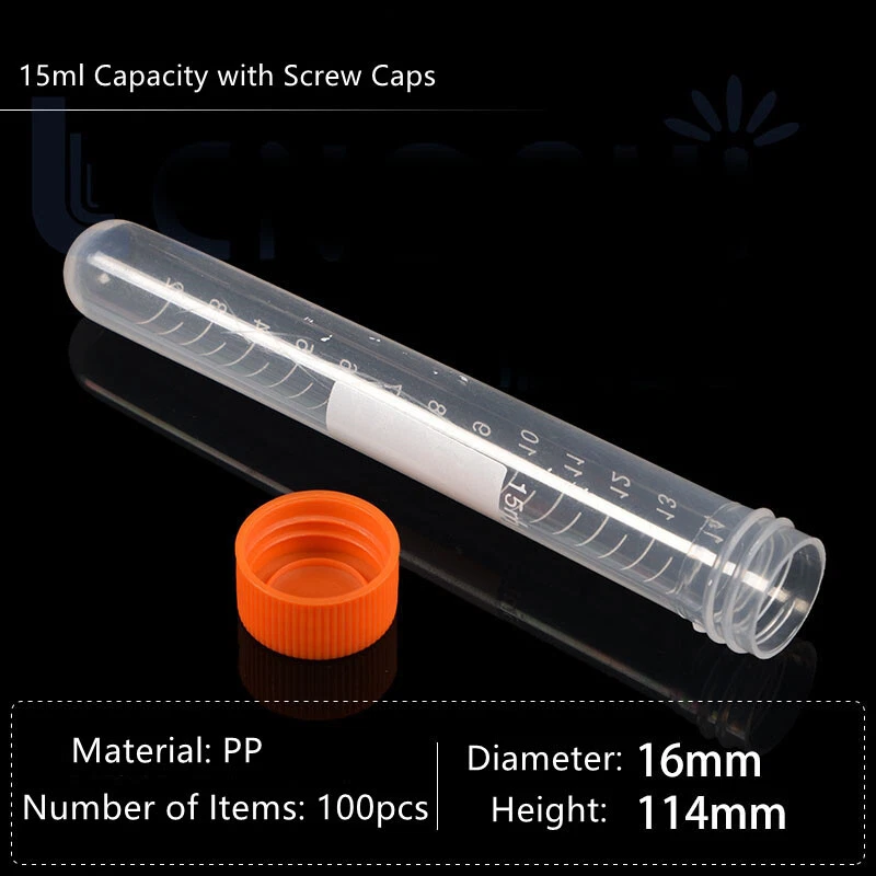 Трубка центрифуги круглая плоская нижняя коническая объемная 0,2/0,5/1,5/7/10/20/50/100 мл - Изображение 4 из 4
