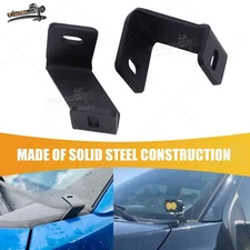 LED Light Pod Upper Hood Ditch Mount Brackets For Ford F150 & SVT Raptor 15-23 
