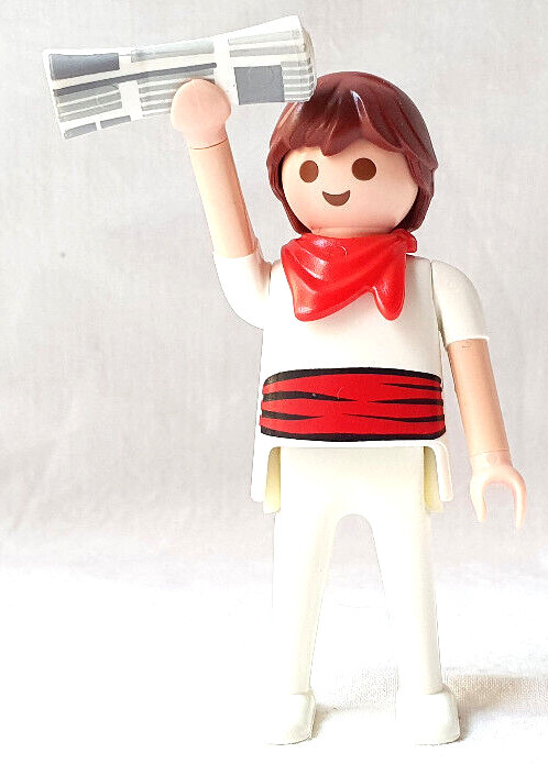 Playmobil runners of San Fermín the festivals Bull Fêtes Bayonne