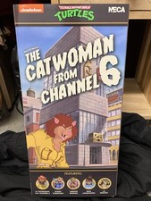 NECA TMNT Catwoman From Channel 6 Newsroom 4 Pack Teenage Mutant Ninja Turtles