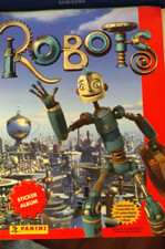 PANINI Sticker ALBUM ROBOTS 2005  FrenchStickers Mounted Incomplete VG Condition