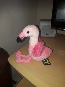 small flamingo toy