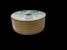 Carson  Gebel Ribbon Co - Metallic Stripe Ribbon - 9 - 50 Yards - Gold