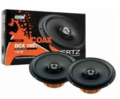 Hertz DCX165.3 6.5'' 2 Way Dieci Series Car Speakers The Sound Experience 120 W