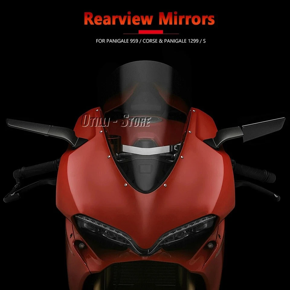 Motorcycle Rotating Rearview Mirror For Ducati Panigale 959Corse16-19/1299S15-18 - Image 2 of 4