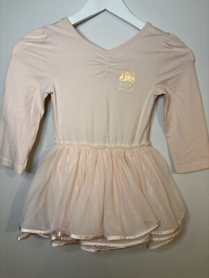 ROYAL BALLET SCHÖNES PFIRSICHROSA TRIKOT & TUTU X M&S Alter 6-7 