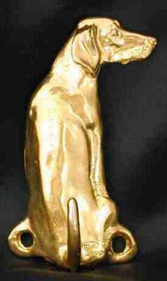 WEIMARANER Hook in Bronze