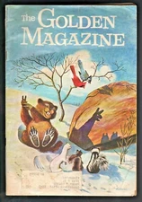 1971 February The Golden Magazine - Gold Precious Metal Quetzal Bird Koering Art
