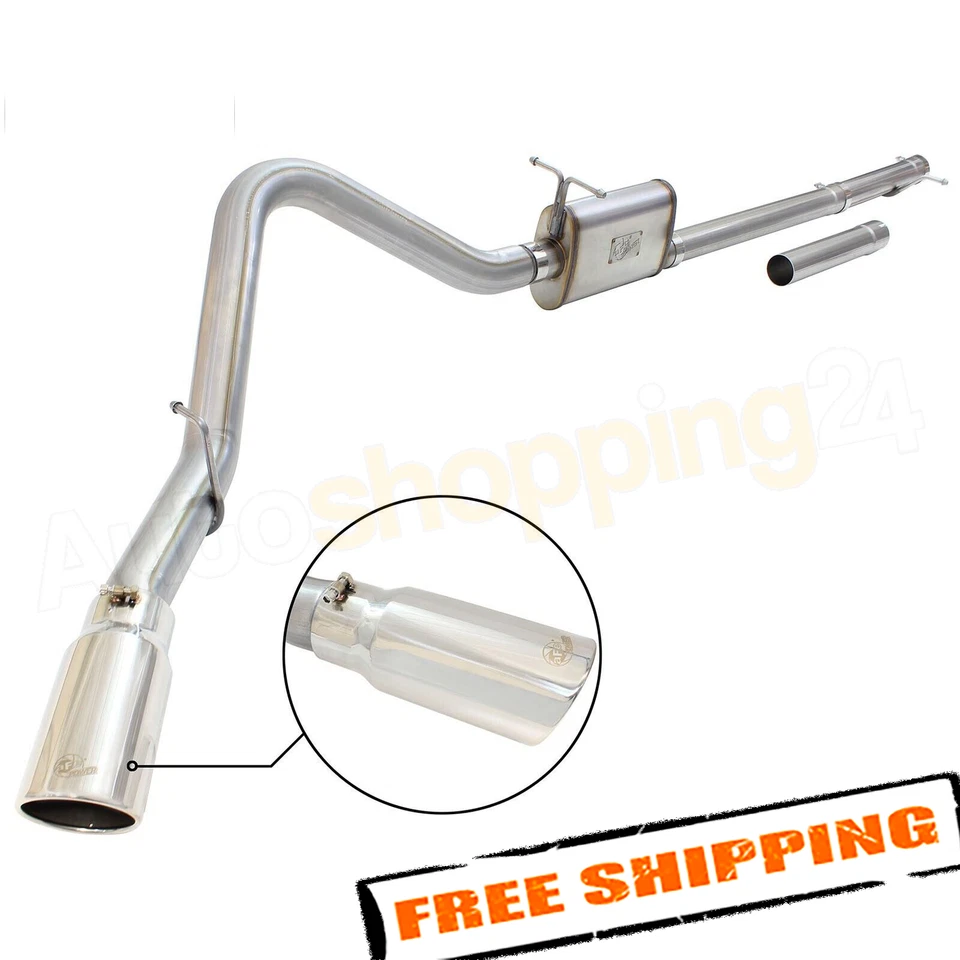 aFe 49-43076-P MACH Catback Exhaust for 99-04 Ford F250/F350 Super Duty 5.4/6.8L Foto 2 de 4
