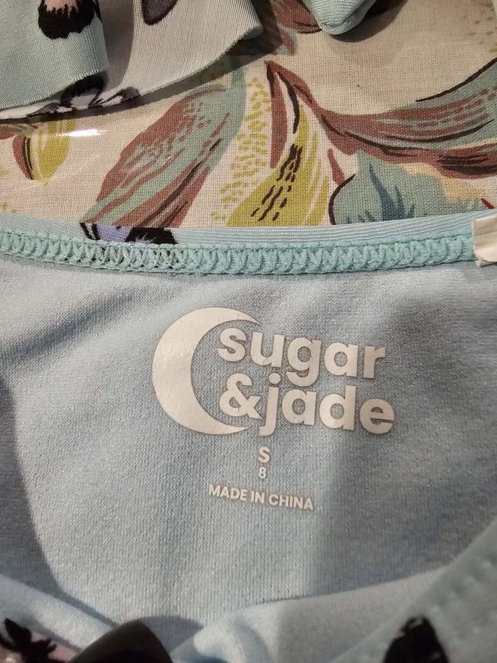 2 Pairs Of Bathing Suits  Size 8 Sugar And Jade - Image 4 of 4