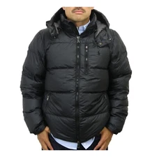 Polo Ralph Lauren Hooded Puffer Down Jacket Coat - Black (Black) -