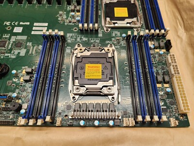 Scheda Madre Server Supermicro X10DRH-C Con Doppio Socket LGA2011-3 E Broadcom 3108 – Usata
