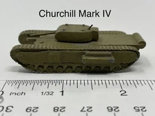 1945 COMET AUTHENTICAST - 2.5” British Churchill Mark IV -Metal ID Spotter Model