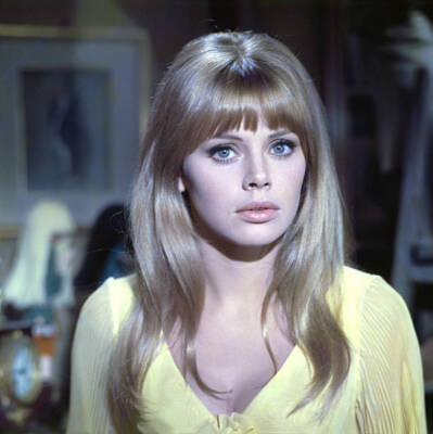 Portrait of Britt Ekland actress circa 1960 in France OLD PHOTO 1