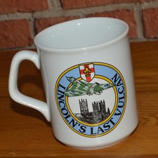 Lincoln's Last Vulcan Mug Aeroplane Vulcan Bomber Vintage Tams