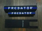 black set PREDATOR blue line BMX padset oldschool vintage RARE