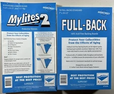 E. Gerber Mylites2 & Full-Back Standard (50pcs) Set 725M2/700FB 35pt White/White