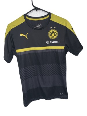 Vintage Puma Bvb Black Soccer Jersey Sz Small Ebay