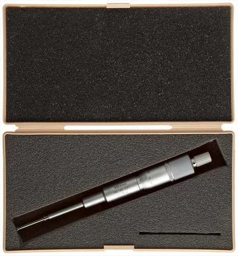 Mitutoyo 146-221 Groove Micrometer Non-Rotating Spindle Ratchet Stop 0-25mm NEW