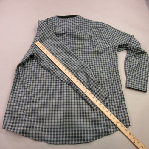 Barbour Shirt Mens XL Button Front Long Sleeve Plaid Pocket Regular Fit - Picture 12 of 13