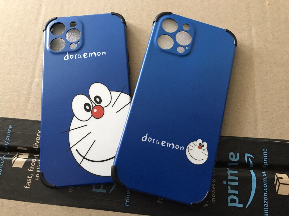 iphone 12 pro max Black Doraemon case