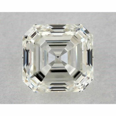 2.90 Ct White h-i Color Asscher Real Loose Moissanite For Rings/Earrings/Jewelry