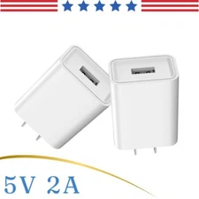 5V 2A Universal Fast Wall Charger USB-A Power Adapter AC Charging Block US Plug 