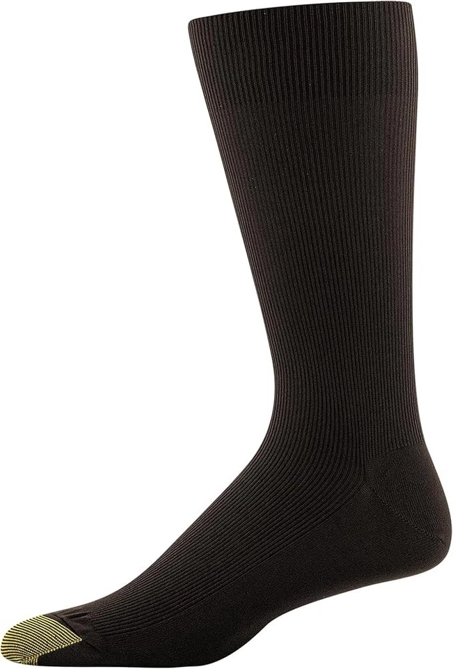 Мужские Золотой носок хлопок Metropolitan коричневый 3 пары обуви размер 6-12,5 - Изображение 2 из 3