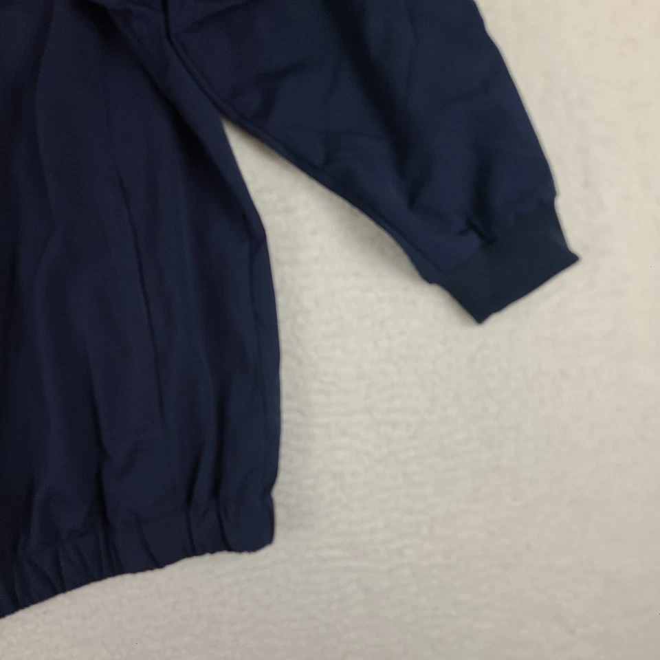 Foot Joy Pull Over Mens Medium Navy Blue Quarter Zip Sweater Windbreaker Rain - Image 2 of 4