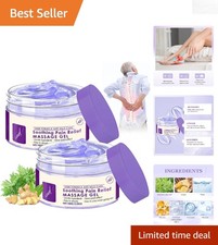 Dual Pack Joint Relief Gel - Effective & Safe for Hands, Feet, Neck - 2PCS