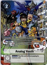 Analog Youth (Alternate Art) Rare Classic Collection EX1-066 R NM