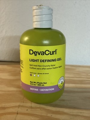 DevaCurl Light Defining Gel New Soft Hold No-Crunch Styler 12 fl oz - Sealed!