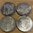 Morgan Silver Dollar Lot of 4 Coins – 1886, 1878, 1888, 1882 $1