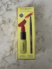 WYN Beauty Red Hot Doubles Lipstick + Liner Set by Serena Williams New