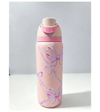 Owala Sugar Plum Fairy 32 Oz FreeSip Water Bottle Holiday Edition Pink