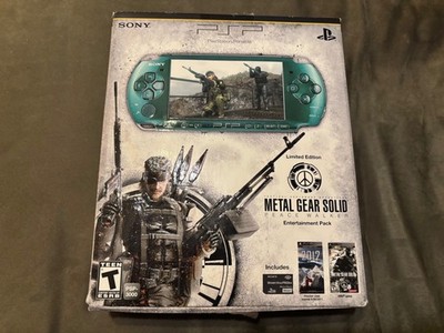 Metal Gear Solid Peace Walker Green PSP 3000 Limited Edition - Tested / Working