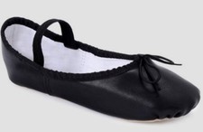 Dance Ballet Shoes Freestyle 2M Big Kid Full Sole Leather