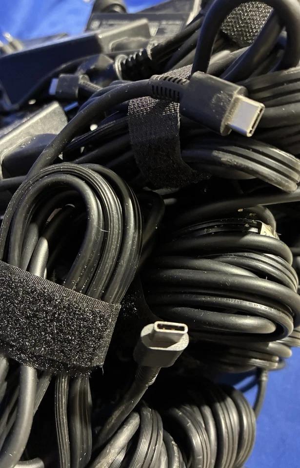 USB-C HP Dell Laptop Charger Type C Chargers Adapters Power Cords 65W Lot of 41 - Image 4 of 4