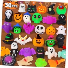 30Pcs Mochi Squishy Toys Party Favors for Kidss Toys for Trick or Halloween