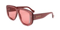 Agent Provocateur Karley Glamorama 17C Pink Glitter 52/13 Damen Sonnenbrillen
