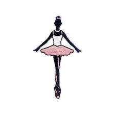 Dance Ballet Ballerina Dancer Sports Patch, Iron On/Sew On