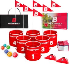 bucketgolf Game Original Ultimate Backyard Lawn Golf