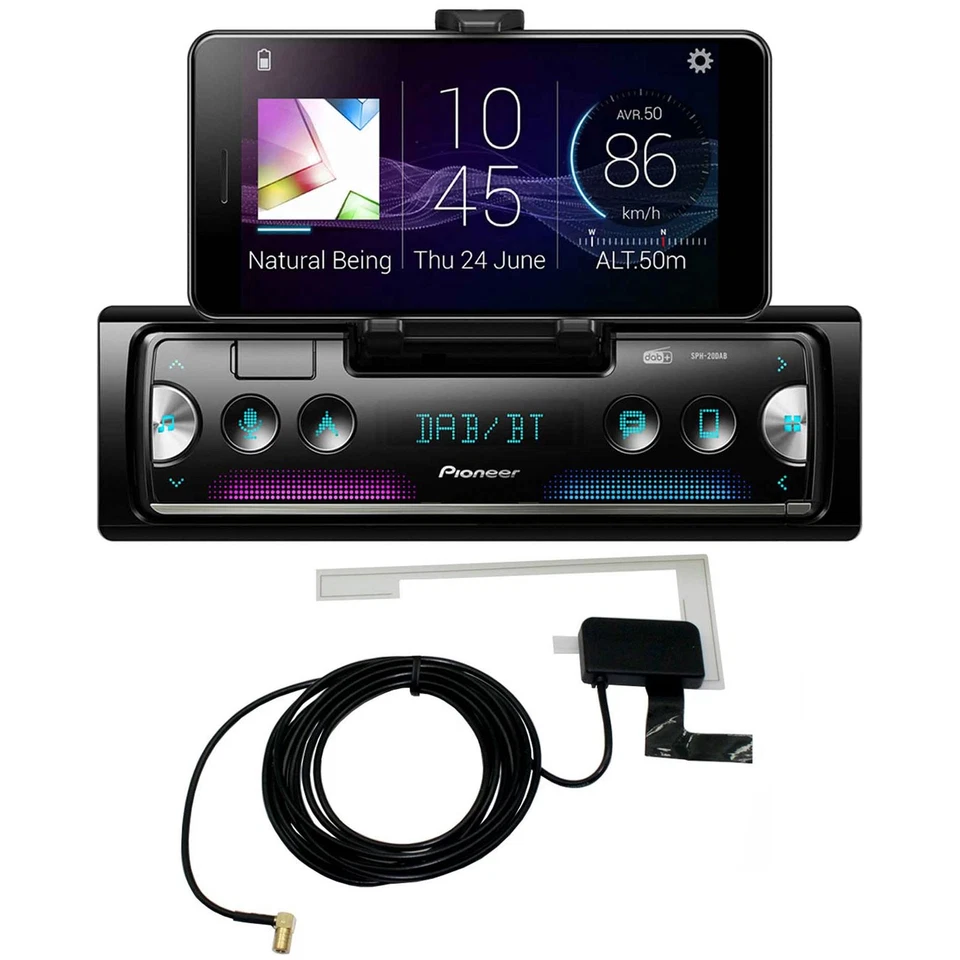 Pioneer DAB Bluetooth Lenkrad USB Autoradio für Suzuki SX4 (ab 2013) - Bild 2 von 4